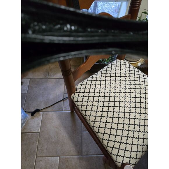 Marc Fisher Crocodile Embossed Black Handbag Long Strap Convertible Vegan Purse - Picture 4 of 6